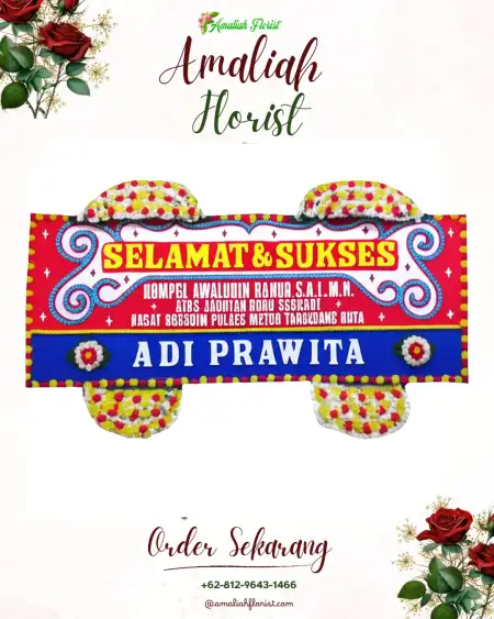Papan Bunga Ucapan Selamat Pacarkembang
